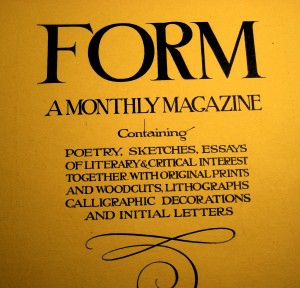 Form a monthly